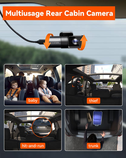 Vantrue N5 4 Channel 360° WiFi Dash Cam with STARVIS 2 & Night Vision