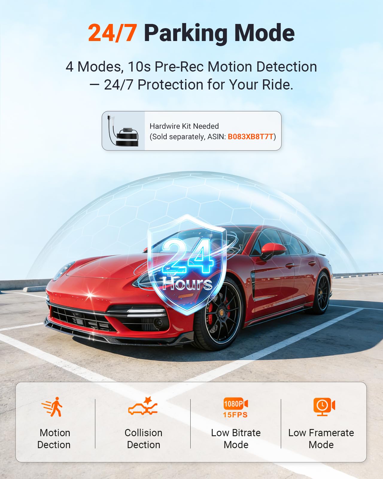 Vantrue N4S 3 Channel STARVIS 2 Dash Cam with PlatePix Technology