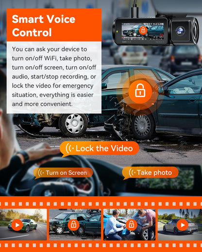 Vantrue N5 4 Channel 360° WiFi Dash Cam with STARVIS 2 & Night Vision